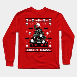 Creepy Ugly Christmas Long Sleeve T-Shirt